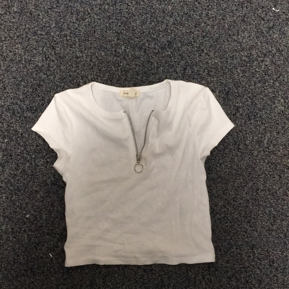 Zip up crop top from Urban Outfitter